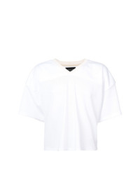 Мужская белая футболка с v-образным вырезом от Fear Of God
