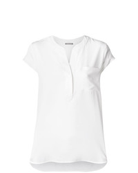 Женская белая футболка с v-образным вырезом от Hemisphere