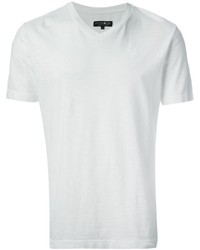 Мужская белая футболка с v-образным вырезом от Hydrogen