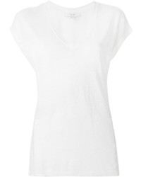 Женская белая футболка с v-образным вырезом от IRO