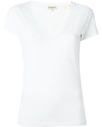 Женская белая футболка с v-образным вырезом от Levi's