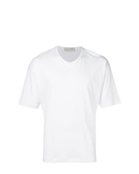 Мужская белая футболка с v-образным вырезом от MACKINTOSH