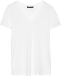 Женская белая футболка с v-образным вырезом от Rag and Bone