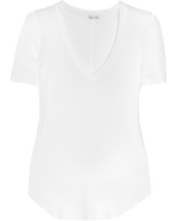 Женская белая футболка с v-образным вырезом от Splendid