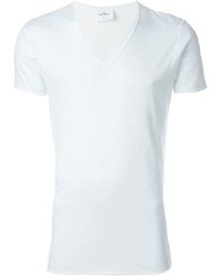Мужская белая футболка с v-образным вырезом от THE WHITE BRIEFS