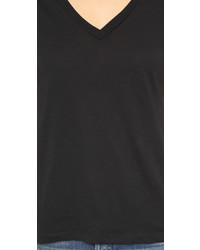 Женская белая футболка с v-образным вырезом от Chaser