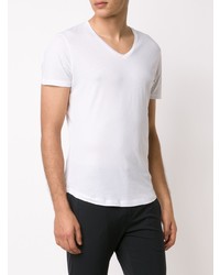 Мужская белая футболка с v-образным вырезом от Orlebar Brown