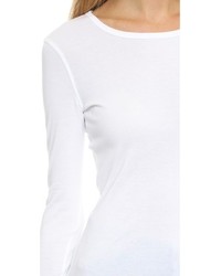 Женская белая футболка с длинным рукавом от Splendid