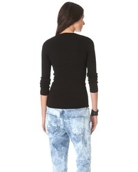 Женская белая футболка с длинным рукавом от Splendid