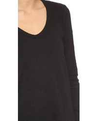 Женская белая футболка с длинным рукавом от Wilt