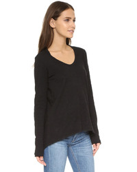 Женская белая футболка с длинным рукавом от Wilt