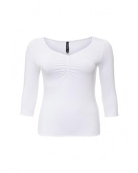 Женская белая футболка с длинным рукавом от Bestia Donna