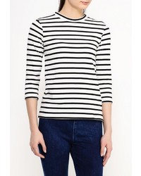 Женская белая футболка с длинным рукавом от BlendShe