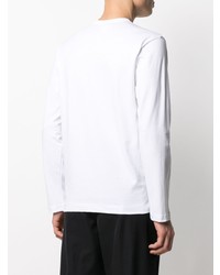 Мужская белая футболка с длинным рукавом от Comme Des Garcons SHIRT