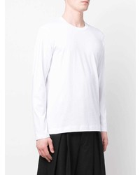 Мужская белая футболка с длинным рукавом от Comme Des Garcons SHIRT