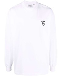 Мужская белая футболка с длинным рукавом от Daily Paper