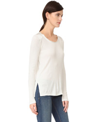 Женская белая футболка с длинным рукавом от Rag & Bone