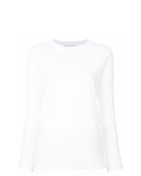 Женская белая футболка с длинным рукавом от Jac+ Jack