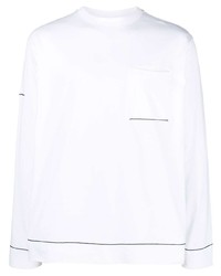 Мужская белая футболка с длинным рукавом от Jacquemus