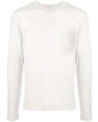 Мужская белая футболка с длинным рукавом от Kent & Curwen