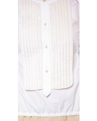Женская белая футболка с длинным рукавом от Nina Ricci