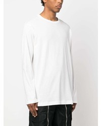 Мужская белая футболка с длинным рукавом от Yohji Yamamoto
