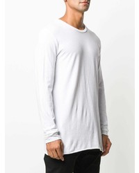 Мужская белая футболка с длинным рукавом от Thom Krom
