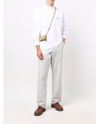 Мужская белая футболка с длинным рукавом от Carhartt WIP