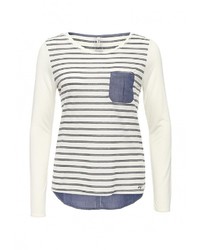 Женская белая футболка с длинным рукавом от Only