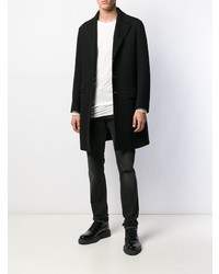 Мужская белая футболка с длинным рукавом от Thom Krom