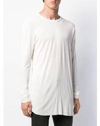 Мужская белая футболка с длинным рукавом от Thom Krom