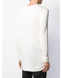 Мужская белая футболка с длинным рукавом от Thom Krom