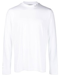 Мужская белая футболка с длинным рукавом от Polo Ralph Lauren