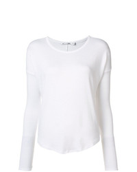 Женская белая футболка с длинным рукавом от rag & bone/JEAN