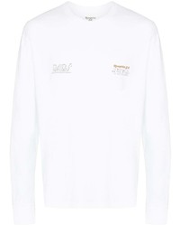 Мужская белая футболка с длинным рукавом от Reception