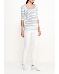 Женская белая футболка с длинным рукавом от Tom Tailor