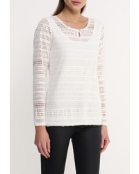 Женская белая футболка с длинным рукавом от Tom Tailor