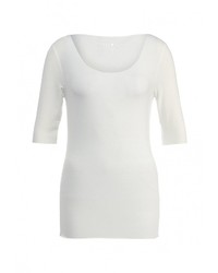 Женская белая футболка с длинным рукавом от Tommy Hilfiger