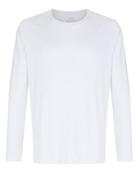 Мужская белая футболка с длинным рукавом от Track & Field
