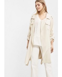 Женская белая футболка с длинным рукавом от Violeta BY MANGO