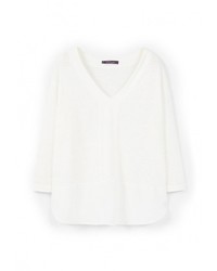 Женская белая футболка с длинным рукавом от Violeta BY MANGO