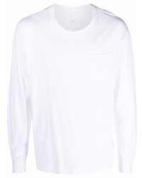 Мужская белая футболка с длинным рукавом от VISVIM