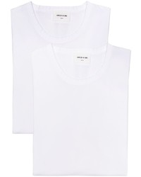 Мужская белая футболка с длинным рукавом от Wood Wood
