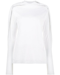 Женская белая футболка с длинным рукавом от Y/Project