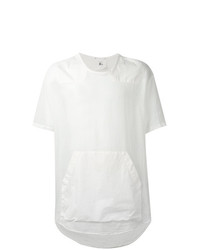 Мужская белая футболка с круглым вырезом в сеточку от Lost & Found Rooms