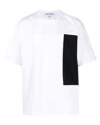 Мужская белая футболка с круглым вырезом в стиле пэчворк от Children Of The Discordance