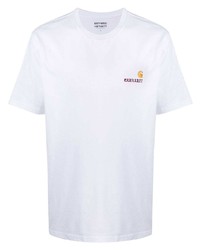 Мужская белая футболка с круглым вырезом с вышивкой от Carhartt WIP