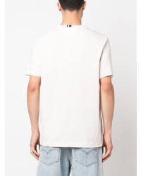 Мужская белая футболка с круглым вырезом с вышивкой от Tommy Hilfiger
