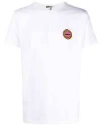 Мужская белая футболка с круглым вырезом с вышивкой от Isabel Marant