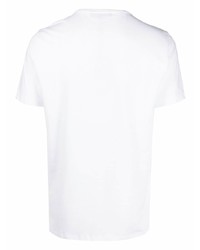 Мужская белая футболка с круглым вырезом с вышивкой от Michael Kors